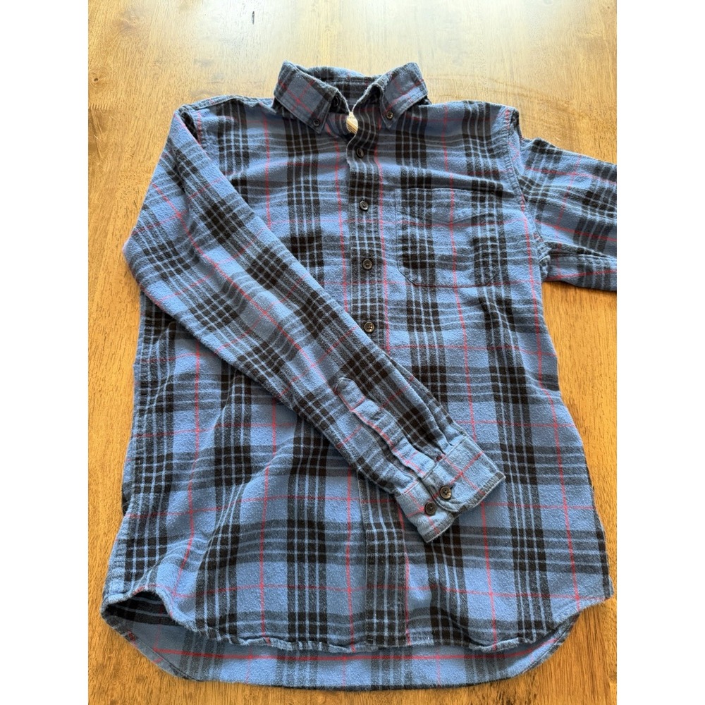 L.L.Bean Men's Traditional Fit Plaid Flannel Long Sleeve Button-Down